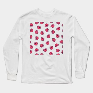 Lips - Doodle Long Sleeve T-Shirt